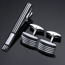 Load image into Gallery viewer, Classic Cufflinks and Tie Clip