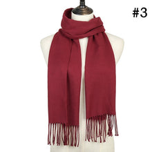 Load image into Gallery viewer, Plaid Cashmere Scarf Shawl and Wrap-around
