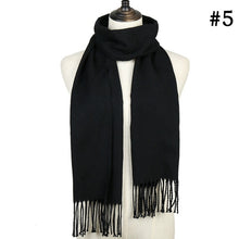 Load image into Gallery viewer, Plaid Cashmere Scarf Shawl and Wrap-around