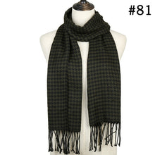 Load image into Gallery viewer, Plaid Cashmere Scarf Shawl and Wrap-around
