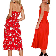 Load image into Gallery viewer, Casual Dress with Spaghetti Strap