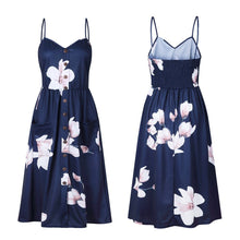 Load image into Gallery viewer, Casual Dress with Spaghetti Strap