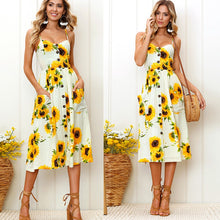 Load image into Gallery viewer, Casual Dress with Spaghetti Strap