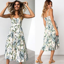 Load image into Gallery viewer, Casual Dress with Spaghetti Strap