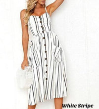 Load image into Gallery viewer, Casual Dress with Spaghetti Strap