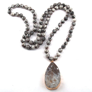 Fashion Stone Pendant Necklace
