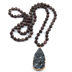 Fashion Stone Pendant Necklace