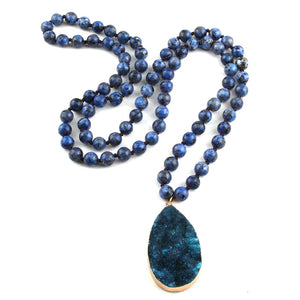 Fashion Stone Pendant Necklace
