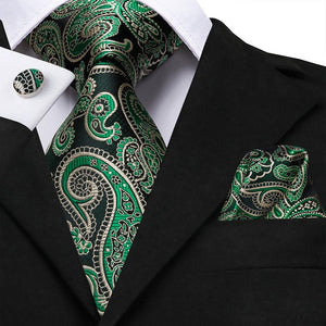 Luxury Tie, Handkerchief and Cufflinks