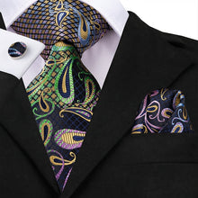 Load image into Gallery viewer, Luxury Tie, Handkerchief and Cufflinks
