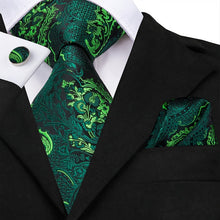 Load image into Gallery viewer, Luxury Tie, Handkerchief and Cufflinks
