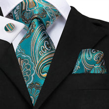 Load image into Gallery viewer, Luxury Tie, Handkerchief and Cufflinks
