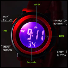 Load image into Gallery viewer, Multifunction Digital Sports Watch
