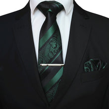 Load image into Gallery viewer, Classic Tie, Clip and Handkerchief
