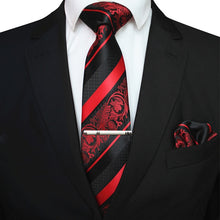 Load image into Gallery viewer, Classic Tie, Clip and Handkerchief
