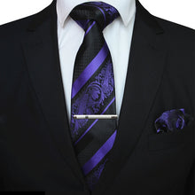 Load image into Gallery viewer, Classic Tie, Clip and Handkerchief
