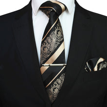 Load image into Gallery viewer, Classic Tie, Clip and Handkerchief
