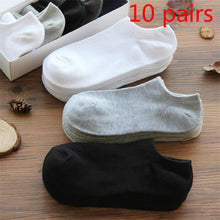 Load image into Gallery viewer, 10 pairs Cotton Boat Socks
