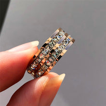 Load image into Gallery viewer, Crystal Zircon Stone Ring
