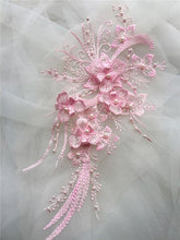 Load image into Gallery viewer, Elegant Flower Embroidery Applique

