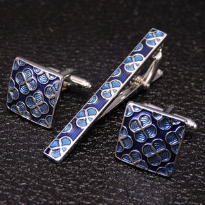 Classic Cufflinks and Tie Clip