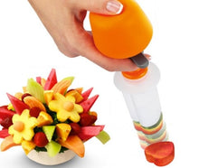 Load image into Gallery viewer, Plastic Press Fruit Slicer
