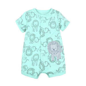 Short Sleeve Baby and Toddlers Jumpsuit