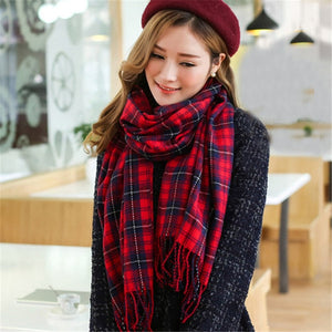 Luxury Knitted Shawl Scarf and Wrap-around