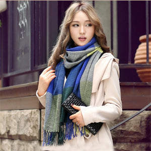 Luxury Knitted Shawl Scarf and Wrap-around