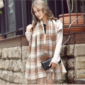 Luxury Knitted Shawl Scarf and Wrap-around