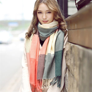 Luxury Knitted Shawl Scarf and Wrap-around
