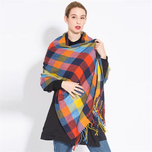 Luxury Knitted Shawl Scarf and Wrap-around
