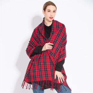 Luxury Knitted Shawl Scarf and Wrap-around