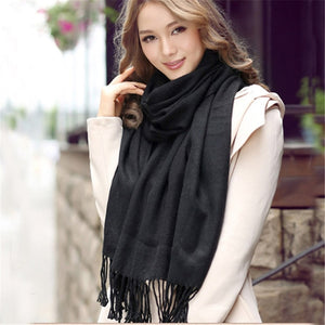 Luxury Knitted Shawl Scarf and Wrap-around