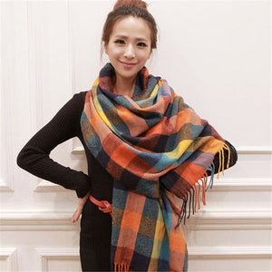 Luxury Knitted Shawl Scarf and Wrap-around