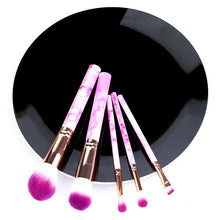 Load image into Gallery viewer, 5pc Set of Soft Makeup Brushes

