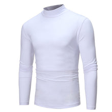 Load image into Gallery viewer, Men&#39;s Cotton Long Sleeve Turtle Neck Top
