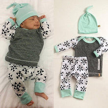 Load image into Gallery viewer, 3pcs Newborn Baby Outfit
