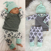 Load image into Gallery viewer, 3pcs Newborn Baby Outfit
