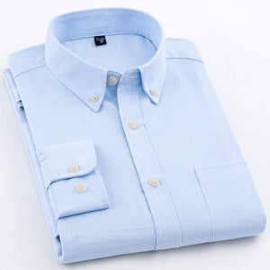 Standard Fit Long Sleeve Oxford Shirt