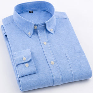 Standard Fit Long Sleeve Oxford Shirt