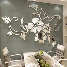 Load image into Gallery viewer, Removable 3D Flower Mirror/Wall Decoration

