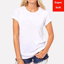 Load image into Gallery viewer, Men&#39;s and Ladies Cotton Short Sleeve White T-Shirt
