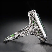 Load image into Gallery viewer, Sterling Silver Emerald Ring
