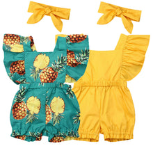 Load image into Gallery viewer, Baby and Toddlers Jumpsuit with Headband
