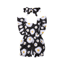 Load image into Gallery viewer, Baby and Toddlers Jumpsuit with Headband
