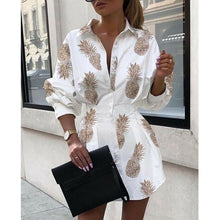 Load image into Gallery viewer, Long Sleeve Shirt Dress
