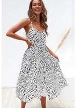 Load image into Gallery viewer, Casual Dress with Spaghetti Strap
