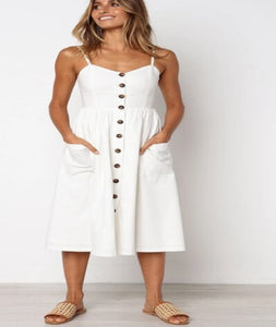 Casual Dress with Spaghetti Strap