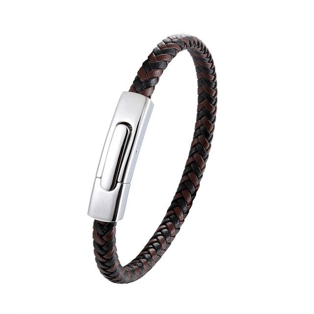 Weaved Leather Bracelet
